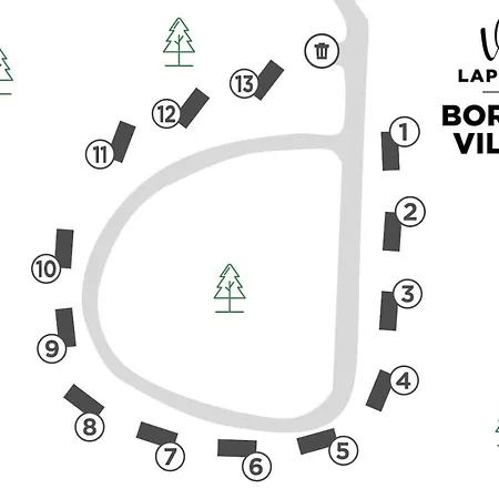 Borealis Village 10 With A Nature View, Fireplace, Sauna, Kitchen * Muonio