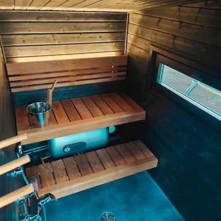 Loma-asunnot Borealis Village 10 With A Nature View, Fireplace, Sauna, Kitchen Muonio