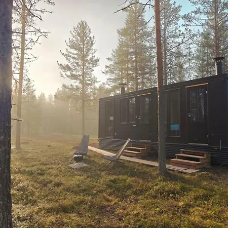 Borealis Village 10 With A Nature View, Fireplace, Sauna, Kitchen Holiday home