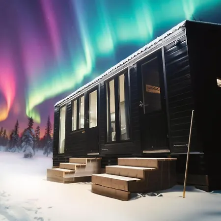 Borealis Village 10 With A Nature View, Fireplace, Sauna, Kitchen