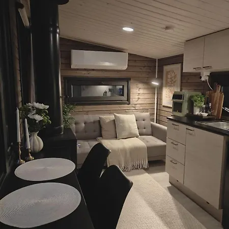 Holiday home Borealis Village 10 With A Nature View, Fireplace, Sauna, Kitchen